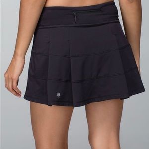 Lululemon Black Pace Rival Skirt